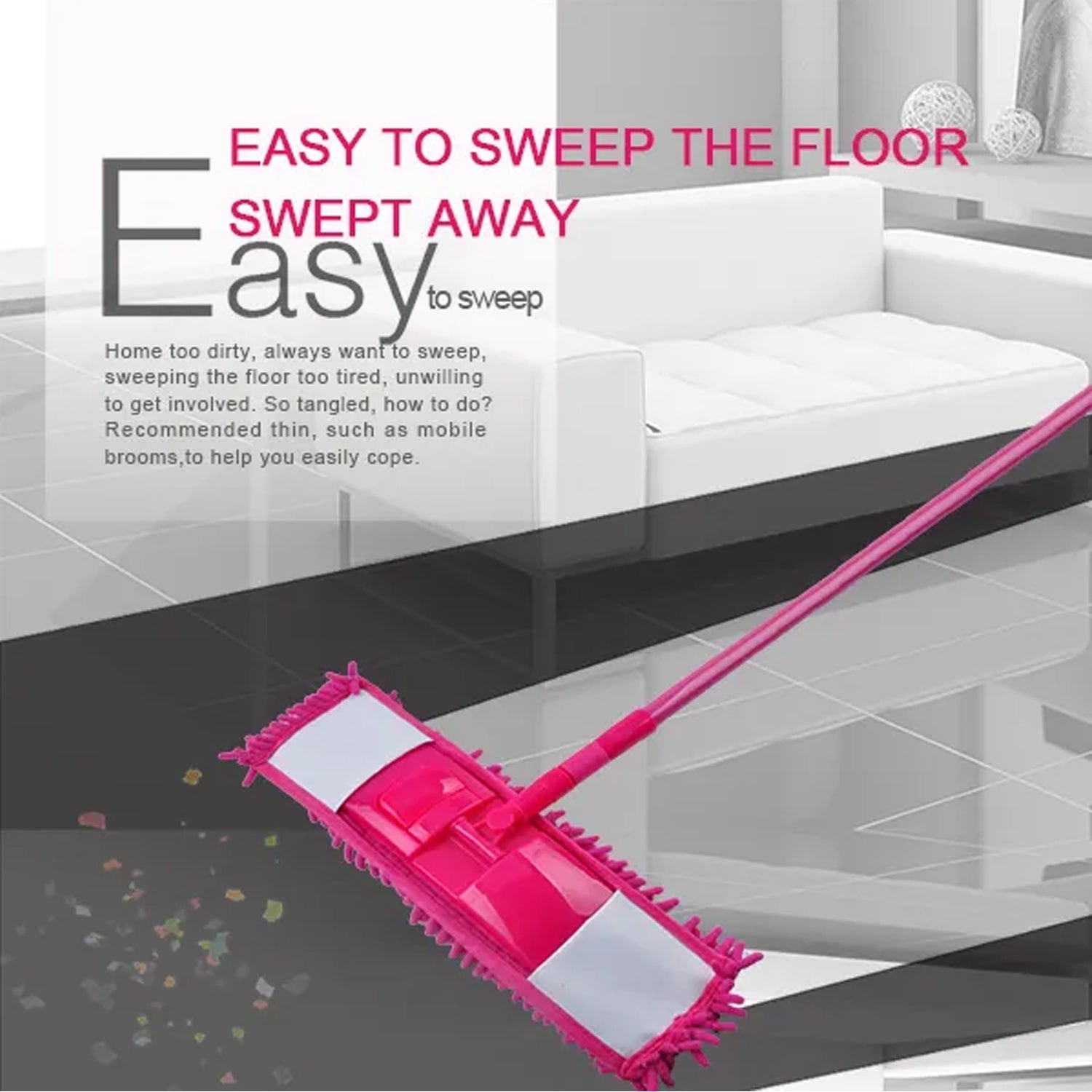 7734 Wet and Dry Cleaning Flat Microfiber Floor Cleaning Mop with Extra Refill & Steel Rod Long Handle Dry Mop microfiber mop refill (123cmx47cm) 7734 Wet and Dry Cleaning Flat Microfiber Floor Cleaning Mop with Extra Refill & Steel Rod Long Handle Dry Mop microfiber mop refill (123cmx47cm)